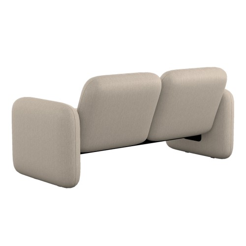 Wilkes - Two Seater Modular Sofa for Living Room, Fabric - Light Beige, ZB349-4