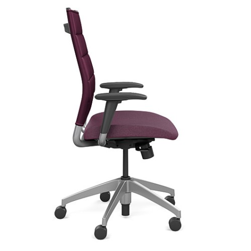 Office chair on castors Wit from SitOnit, purple color-4
