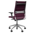 Office chair on castors Wit from SitOnit, purple color-2