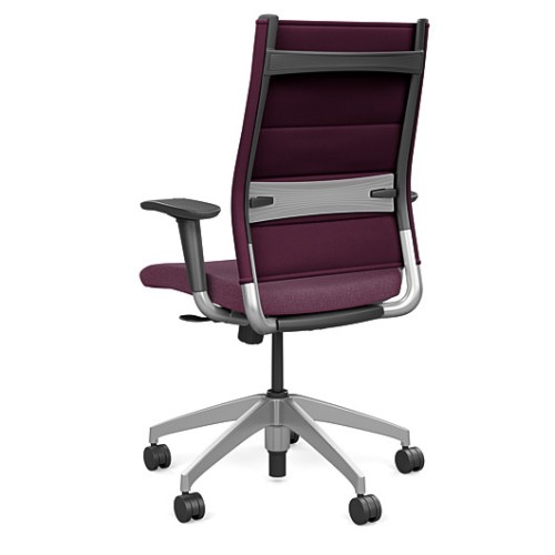 Office chair on castors Wit from SitOnit, purple color-2