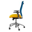 Office chair on castors Wit from SitOnit, blue-yellow color-1
