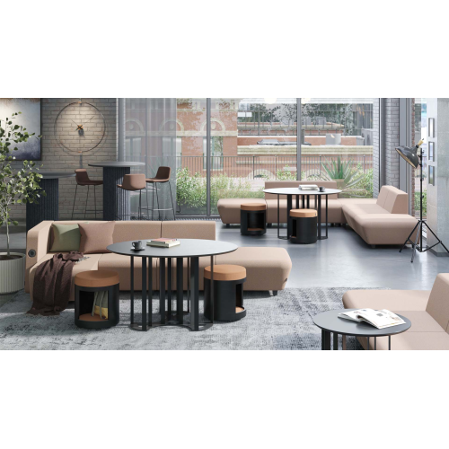 Coffee table ZooZoo by Narbutas in coffee color with dimensions 120x90x69 cm-3