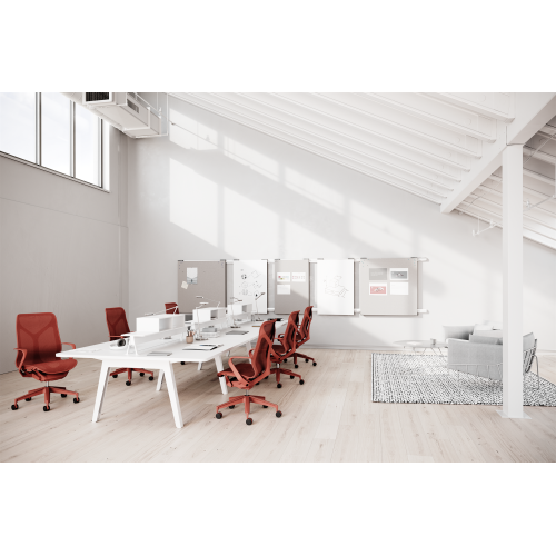 Cosm - office chair on castors, low back, coper color 84506-4