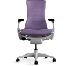 Embody x Logitech Gaming chair White base, Purple 3SYA1