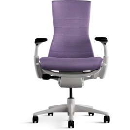 Embody x Logitech Gaming chair White base, Purple 3SYA1