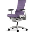 Embody x Logitech Gaming chair White base, Purple 3SYA1-1